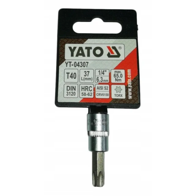 Головка торцева TORX Yato 1/4