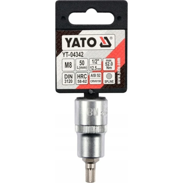 Головка SPLINE Yato 1/2