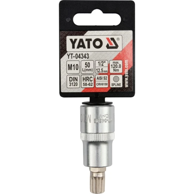 Головка SPLINE Yato 1/2