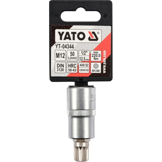 Головка SPLINE Yato 1/2