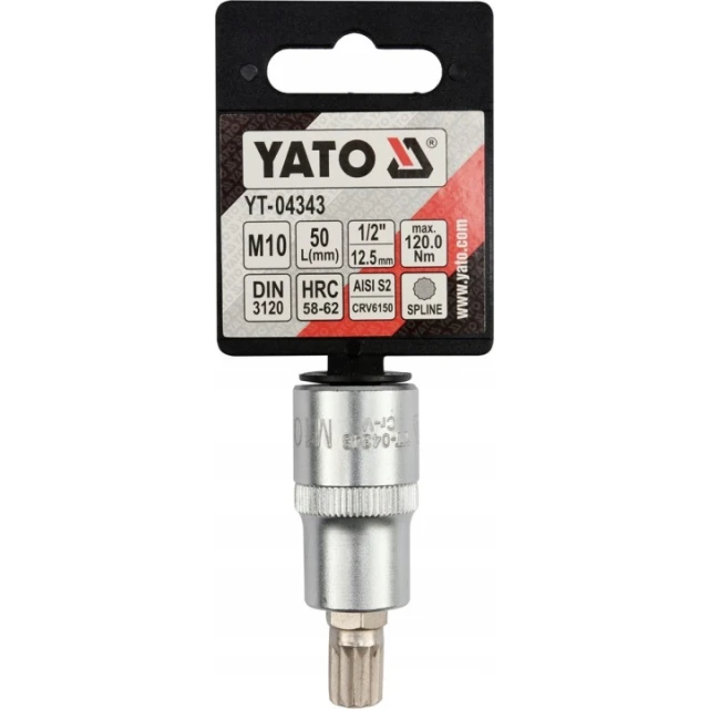 Головка SPLINE Yato 1/2