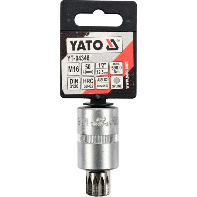 Головка SPLINE Yato 1/2