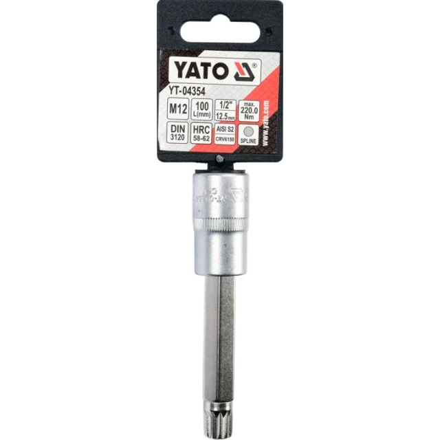 Головка SPLINE Yato 1/2