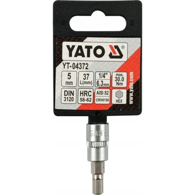 Бита шестигранная Yato 1/4