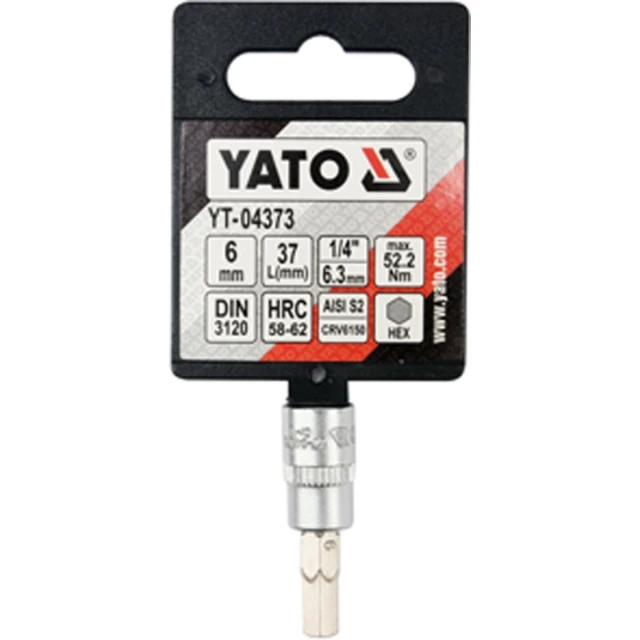 Біта шестигранна Yato 1/4