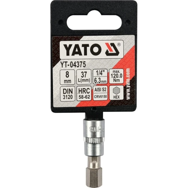 Біта шестигранна Yato 1/4
