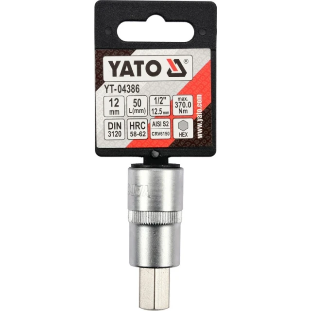Головка шестигранна Yato 1/2