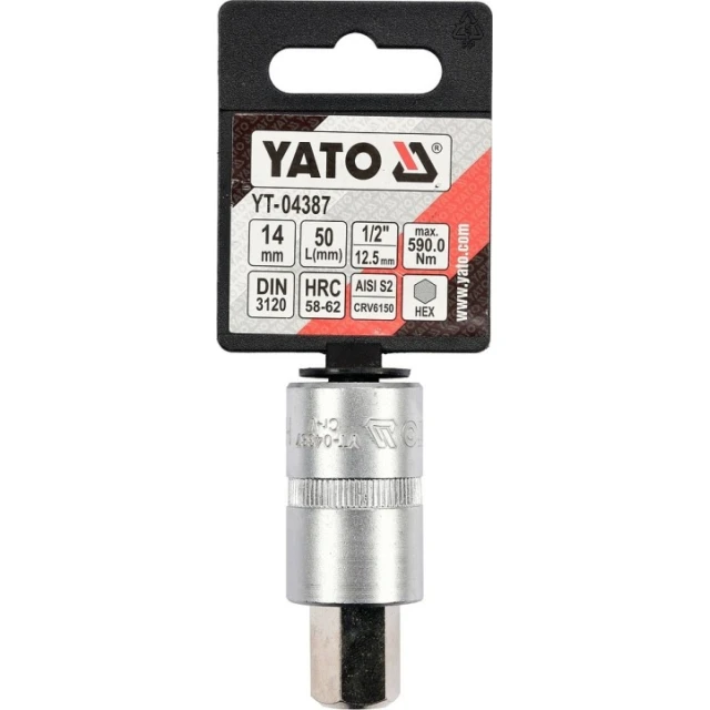 Головка шестигранна Yato 1/2