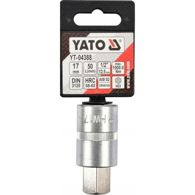 Головка шестигранна Yato 1/2