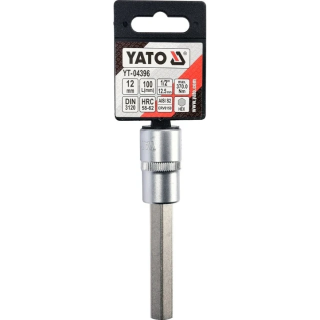 Головка шестигранная Yato 1/2