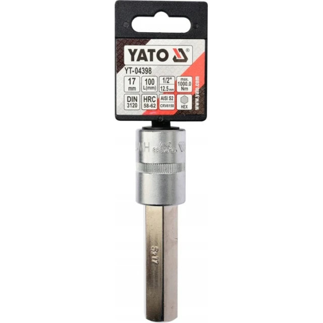 Головка шестигранная Yato 1/2