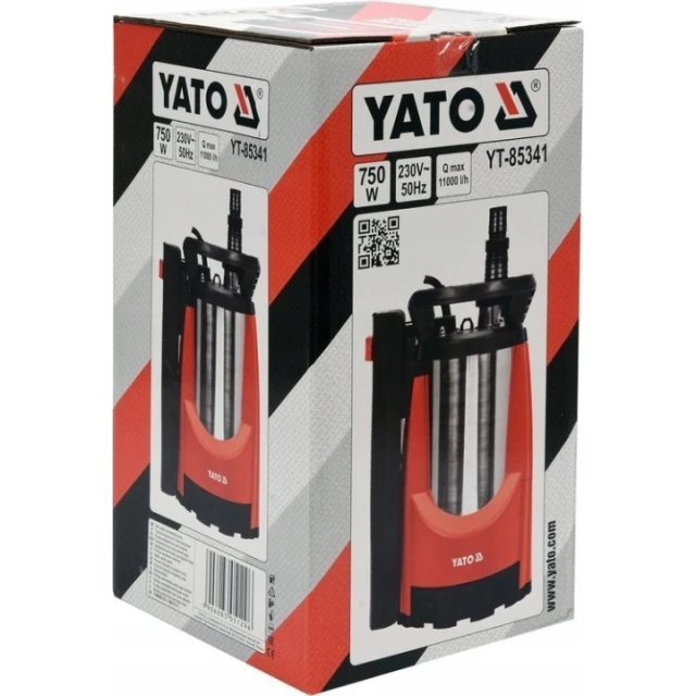 Насос водяний Yato 750W з поплавком нержавіючий (YT-85341)