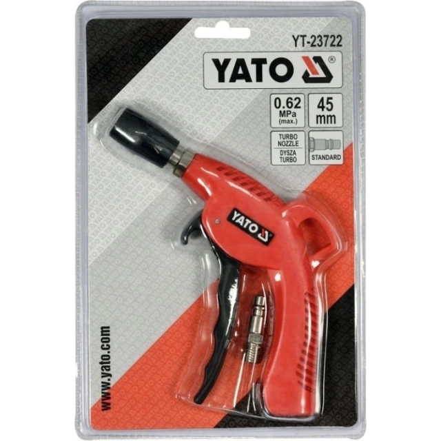 Пістолет Yato для продування короткий Turbo (YT-23722)