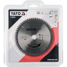 Диск пиляльний Yato 160x60z x20 мм (YT-60581)