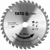 Диск пиляльний Yato 185х20 36 зубів з напайками (YT-60622)