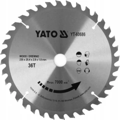 Диск пиляльний Yato 235x36z x25,4 з твердосплавом (YT-60686)