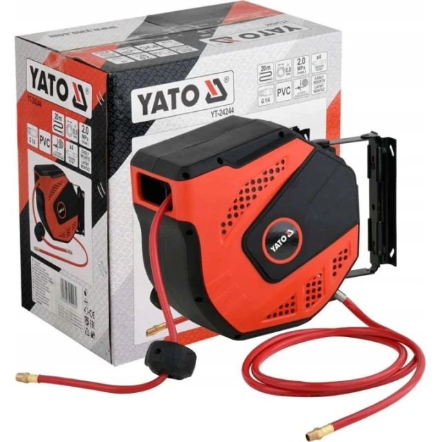 Шланг пневматичний Yato 20 м з автоматичною котушкою (YT-24244)