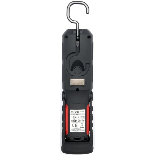 Фонарик верстатный Yato 2в1 LED с магнитом 3xAA (YT-08513)