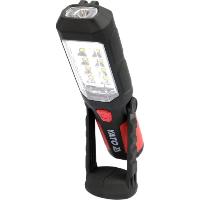 Фонарик верстатный Yato 2в1 LED с магнитом 3xAA (YT-08513)