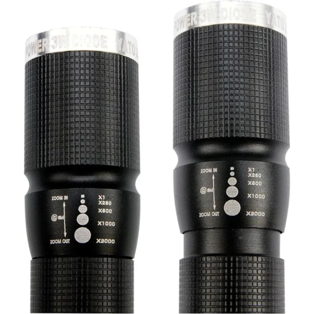 Фонарик LED з діодою CREE Yato 100x25 мм (YT-08571)