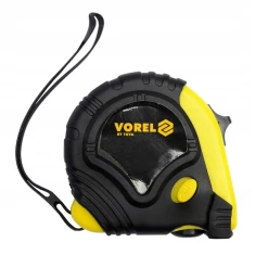 Рулетка Vorel 10 м х 25 мм Yellow Black (5906083101298)