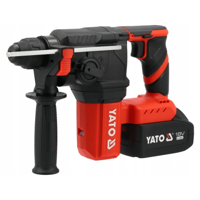 Перфоратор Yato 18V SDS+ 2,5 Дж 2x4Ah Black (YT-827722)