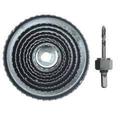 Коронка для дерева Vorel 9 шт 38–127 мм (22572)