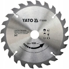 Диск пиляльний Yato 160x20 мм 24 зуби (YT-60480)