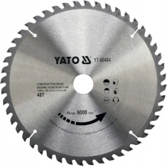 Диск пиляльний Yato 250x48z x30 з твердосплавними зубцями (YT-60484)