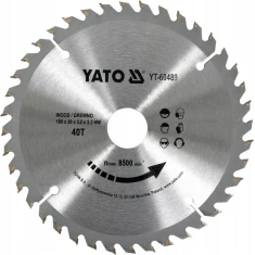 Диск пильний Yato 190x40z x30 з вольфрамом (YT-60489)
