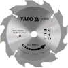 Диск пиляльний Yato 170x12z x16 з вольфрамовим напиленням (YT-60582)
