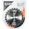 Диск пильний Yato 190x24z x20 з твердосплавними зубцями (YT-60634)