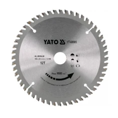 Диск пиляльний для алюмінію Yato 160x52z x20 (YT-60905)