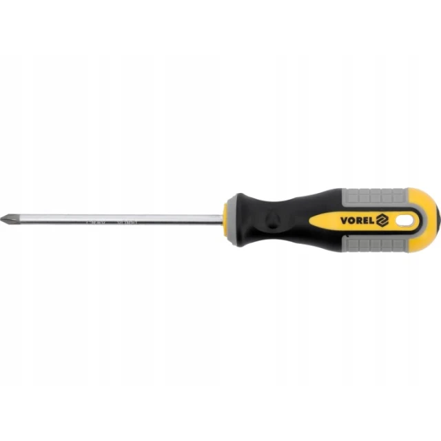 Викрутка хрестова Vorel PH1 x 100 мм (12 шт) (5906083609640)