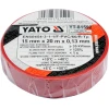 Стрічка ізоляційна Yato 15 мм х 20 м червона (YT-81592)