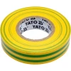 Стрічка ізоляційна Yato 15 мм x 20 м Yellow-Green (YT-81593)
