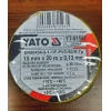 Стрічка ізоляційна Yato 15 мм x 20 м Yellow-Green (YT-81593)
