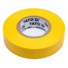 Стрічка ізоляційна Yato 15 мм x 20 м Yellow (YT-81594)