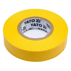 Стрічка ізоляційна Yato 15 мм x 20 м Yellow (YT-81594)