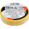 Стрічка ізоляційна Yato 15 мм x 20 м Yellow (YT-81594)