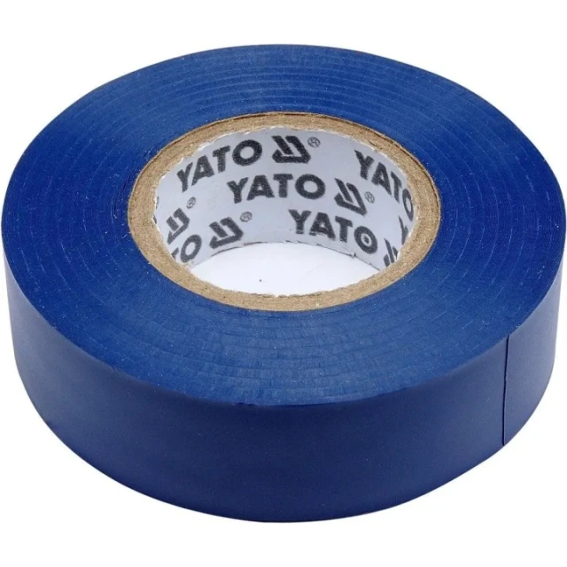 Стрічка ізоляційна Yato 19 мм x 20 м Blue (YT-81651)