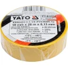 Стрічка ізоляційна Yato 19 мм x 20 м Yellow (YT-81654)