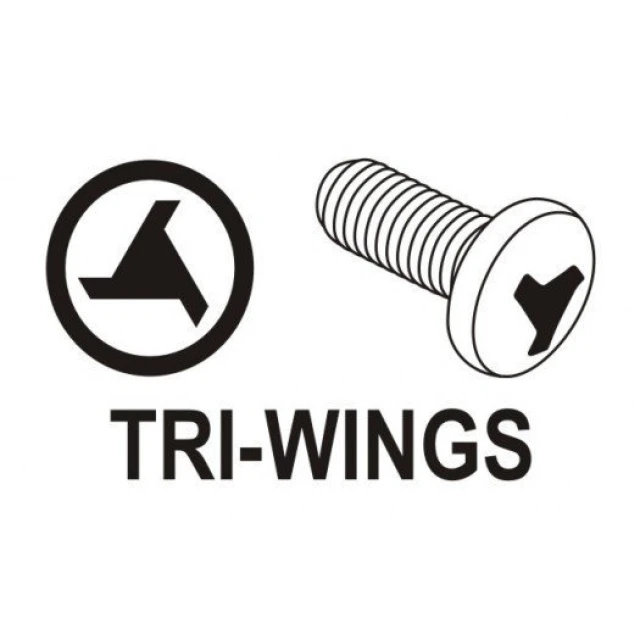 Біта довга Tri-Wing Yato №0 x 100 мм №1 x 100 мм 2 шт (YT-0493)