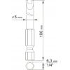 Бита длинная Spanner Yato №4 x 100 мм №8 x 100 мм (YT-0498)