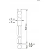 Біта довга Spanner Yato №6 x 100 мм №10 x 100 мм (YT-0499)