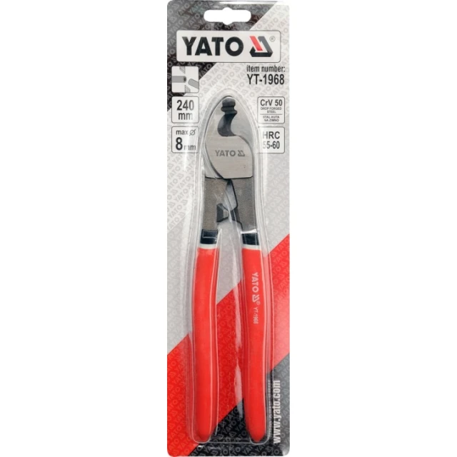Кліщі для різання проводів Yato 240 мм (YT-1968)