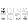 Кліщі для коннекторів Yato 250 мм (YT-2254)