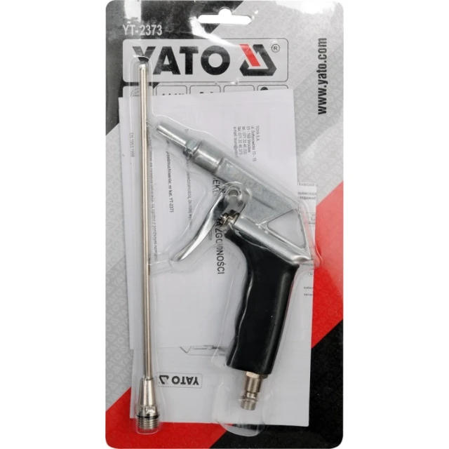 Пистолет для продувания с Yato 2 насадками (YT-2373)