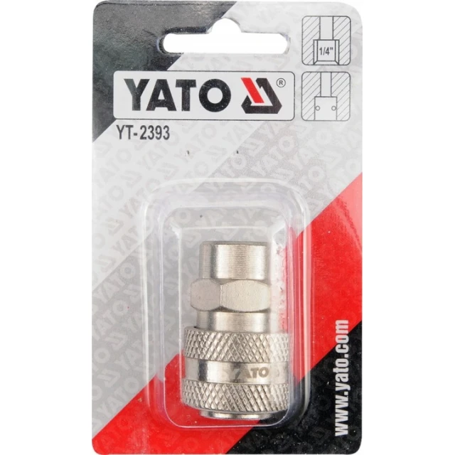Муфта быстроразъемная универсальная Yato 1/4