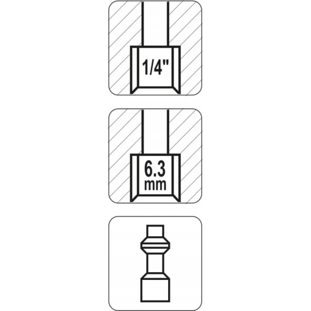 Ніпель GW Yato 1/4